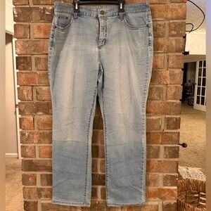 St. John's Bay Light Blue Straight Leg Jeans